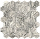 Royal Stoneworks 2" Regal Grey Vein Hex | Marino Tile NY