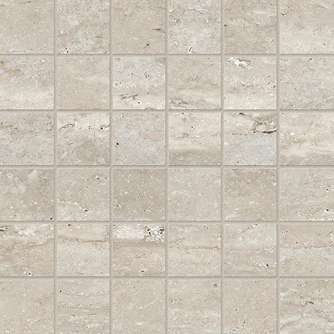 Saturnia 2x2 Mosaic Silver Matte | Marino Tile NY