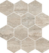 Saturnia 3x3 Hex Navona Matte | Marino Tile NY