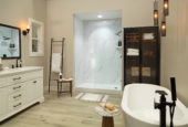 Carrara Marble Gloss Shower Wall Kit 30x60x94 | Marino Tile NY