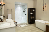 Carrara Marble Gloss Shower Wall Kit 32x60x94 | Marino Tile NY