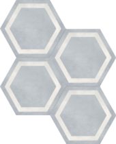 Form 7" Hexagon Frame Tide | Marino Tile NY