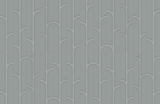 Geometra 3x12 Charcoal Ivy | Marino Tile NY