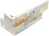 Ledger Stone 6x18 Beach Walk Assembled Corner | Marino Tile NY