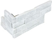 Ledger Stone 6x18 Glacier Assembled Corner | Marino Tile NY