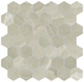 Lustra 2" Hex Onyx Sage Honed | Marino Tile NY