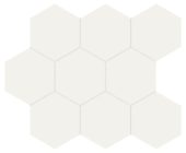 Monoforma 4" Hex Moonlight Silk | Marino Tile NY