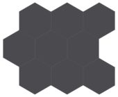 Monoforma 4" Hex Shilhouette Silk | Marino Tile NY