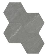 Nord 6 Hex Chromium | Marino Tile NY