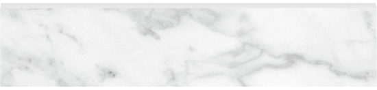 Plata 3x12 Carrara Abisso Bullnose Matte | Marino Tile NY