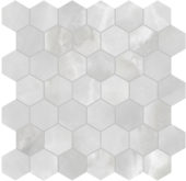 Plata Onyx Crystallo 2 Hexagon Matte | Marino Tile NY
