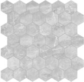 Plata Perla Grigia 2 Hexagon Polished | Marino Tile NY