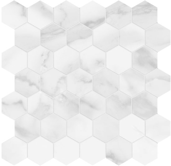 Plata Statuario Brina 2 Hexagon Polished | Marino Tile NY