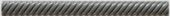 Poitiers 1x12 Rochelle Rope Smoke | Marino Tile NY
