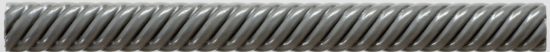 Poitiers 1x12 Rochelle Rope Smoke | Marino Tile NY