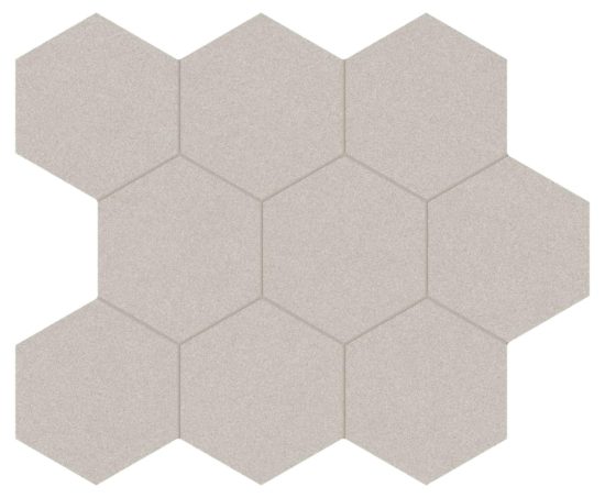 Serena 4" Hex Crater | Marino Tile NY