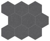 Serena 4" Hex Flint | Marino Tile NY