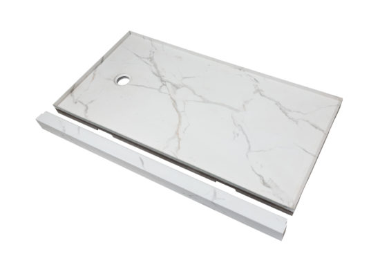 Shower Pan 32×60 Bianco Marble