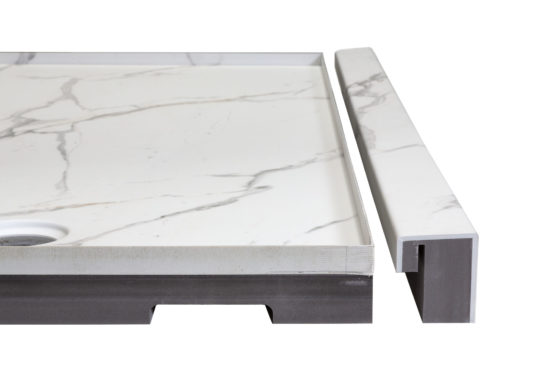 Shower Pan 36x60 Bianco Marble | Marino Tile NY