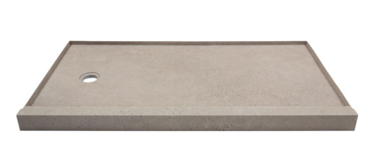 Shower Pan 36x60 Concrete Sand | Marino Tile NY
