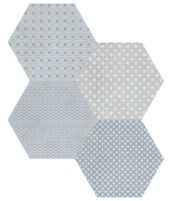 Tapestri 8.5 Denim Blend Hexagon | Marino Tile NY