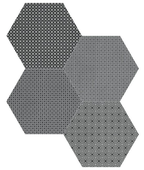 Tapestri 8.5 Silk Blend Hexagon | Marino Tile NY