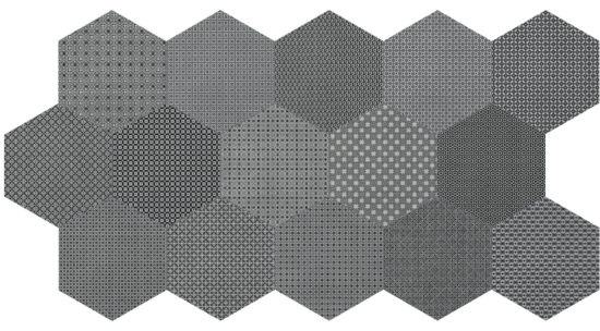Tapestri 8.5 Silk Blend Hexagon | Marino Tile NY