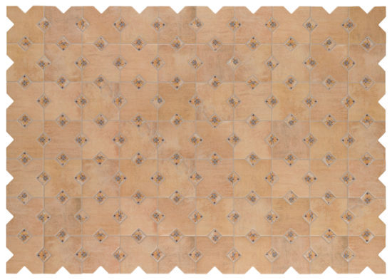 Tuscany 6x6 Cross Sun | Marino Tile NY